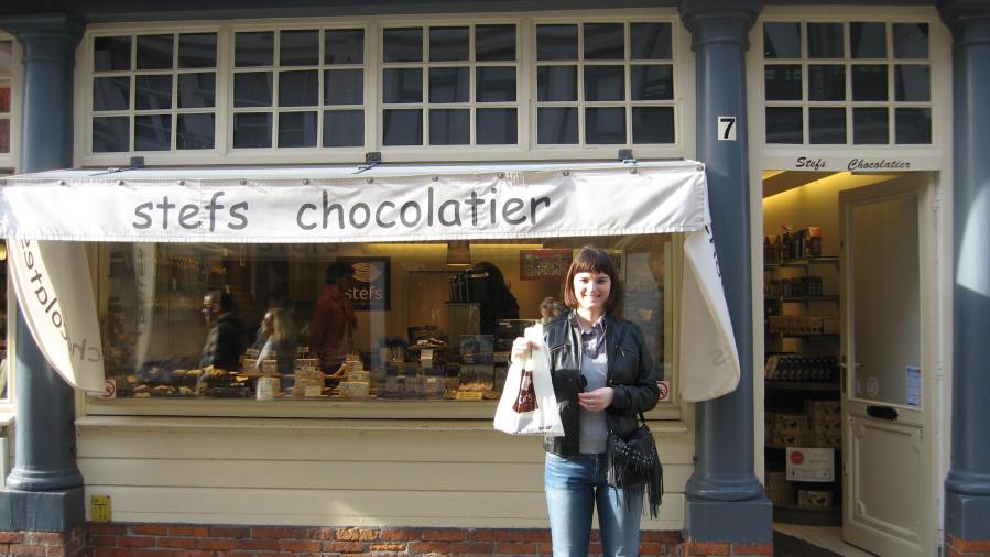 I finally bought some Belgian pralines!