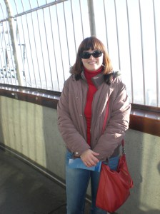 at the observation deck