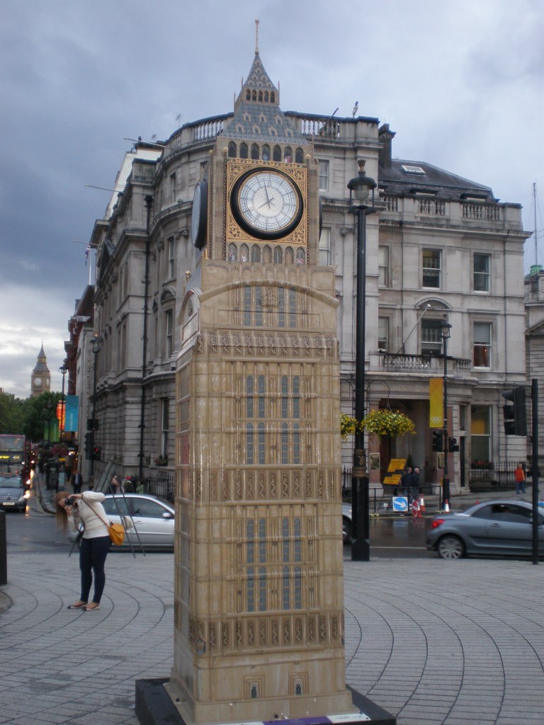 the toy and the real one in the background, 2012