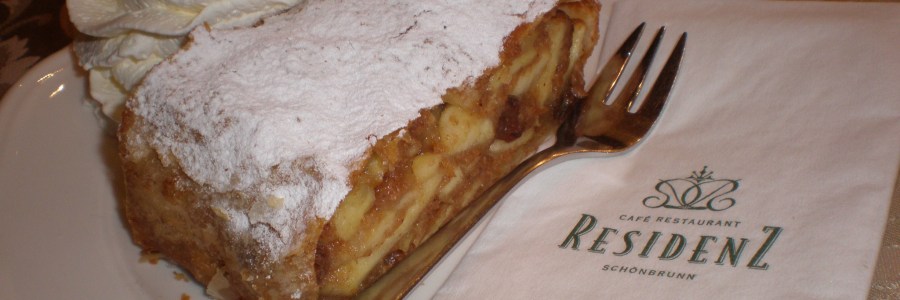 Austrian apple strudel