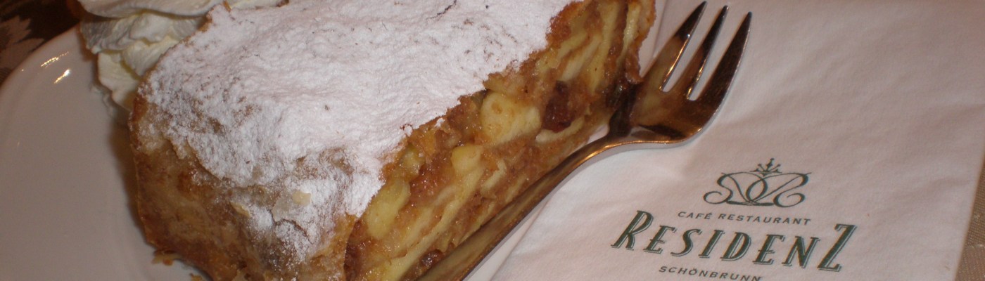 Austrian apple strudel