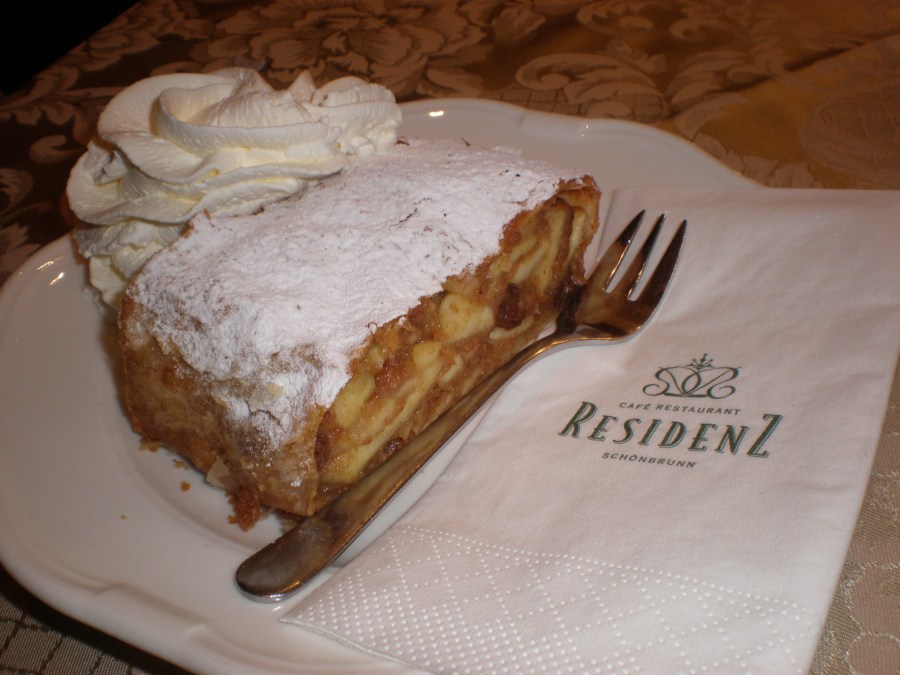 Austrian apple strudel