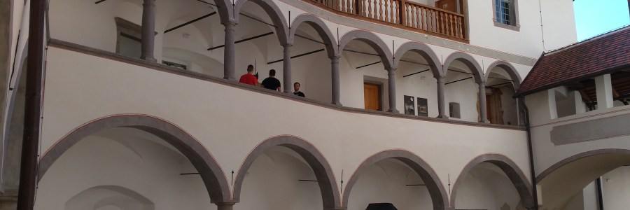 courtyard of Veliki Tabor Castle