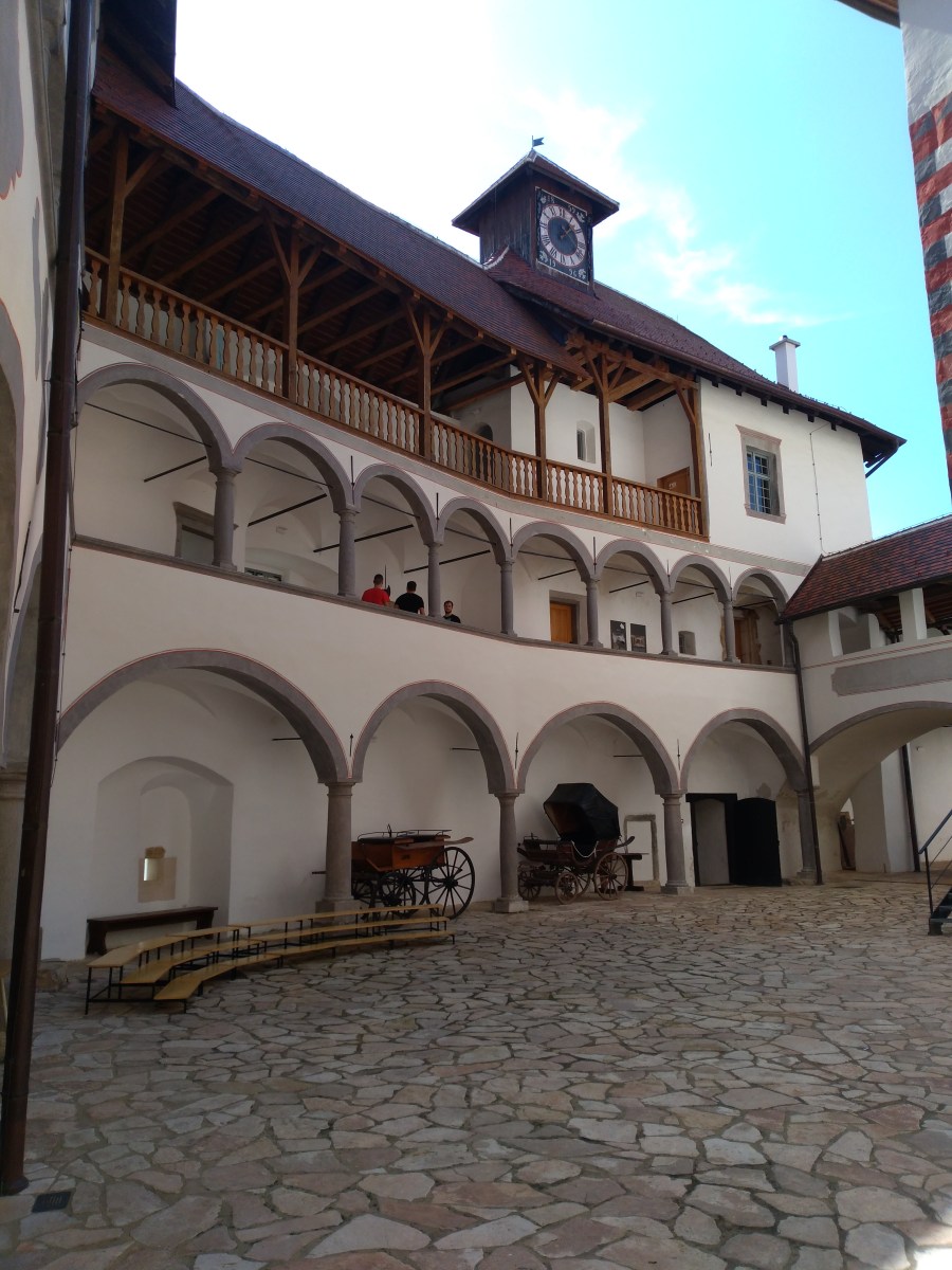 courtyard of Veliki Tabor Castle