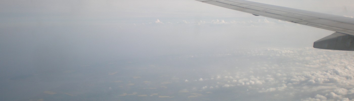 A few memorable airplane views