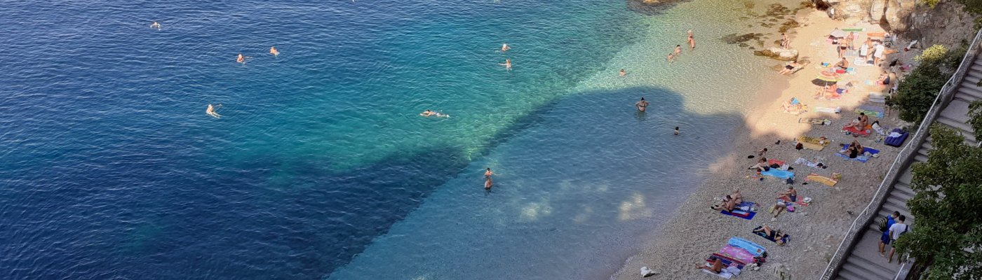 beach in Rijeka, Croatia