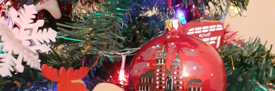 My Christmas tree travel ornament: Krakow