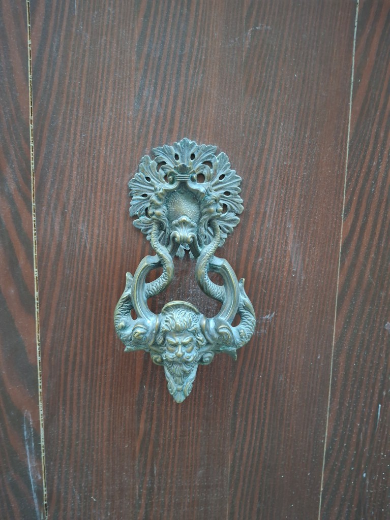 door knocker, Venice, Italy