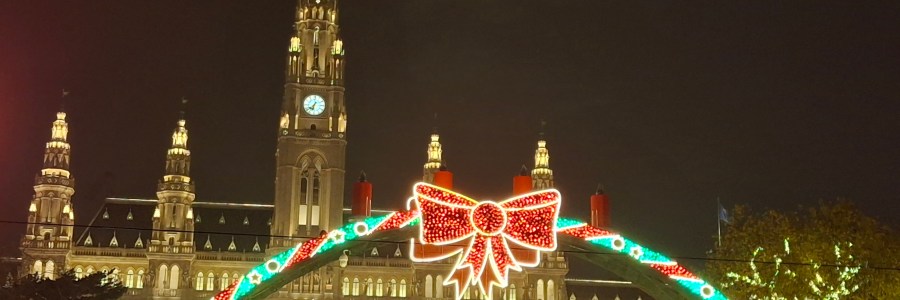Christmas market at the City Hall, Vienna