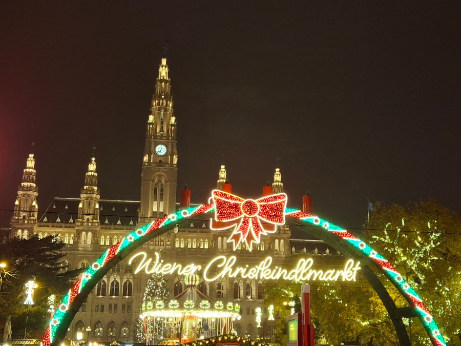 Christmas market at the City Hall, Vienna