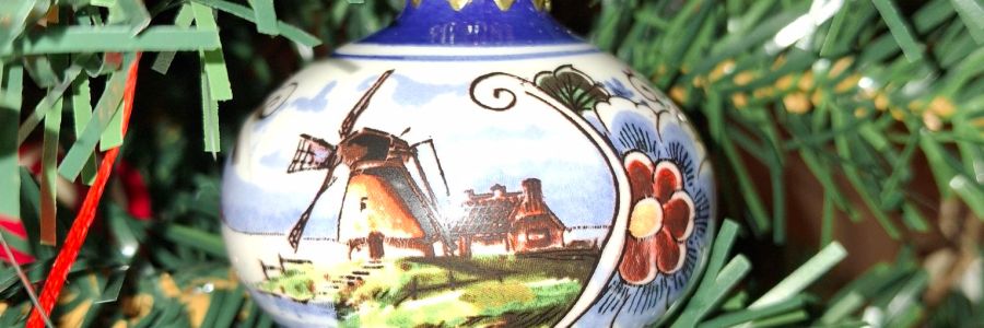 Christmas ornament from Delft