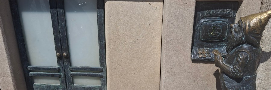 tiny doors and dwarf, Wroclaw