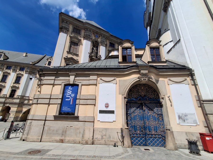 university doors, Wroclaw